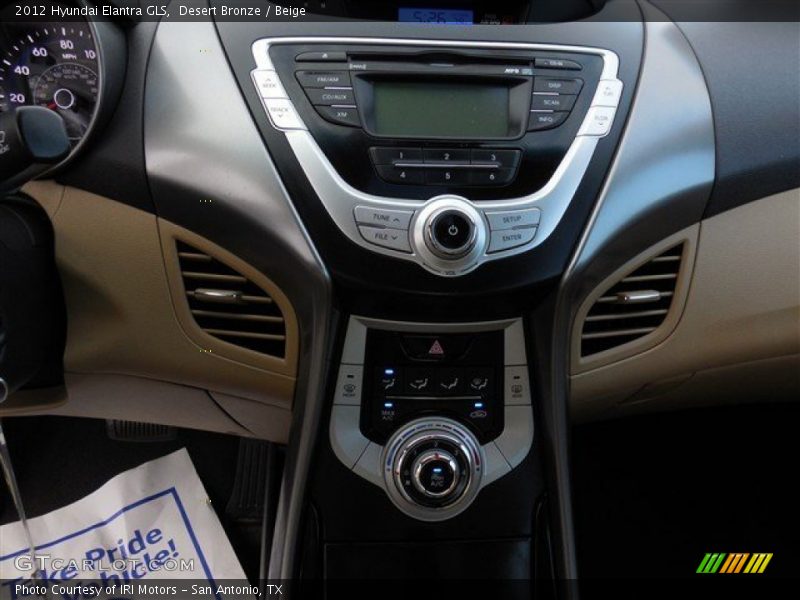 Desert Bronze / Beige 2012 Hyundai Elantra GLS