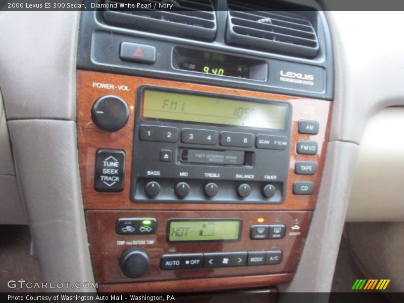 Diamond White Pearl / Ivory 2000 Lexus ES 300 Sedan