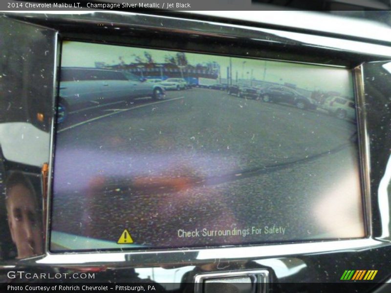 Champagne Silver Metallic / Jet Black 2014 Chevrolet Malibu LT