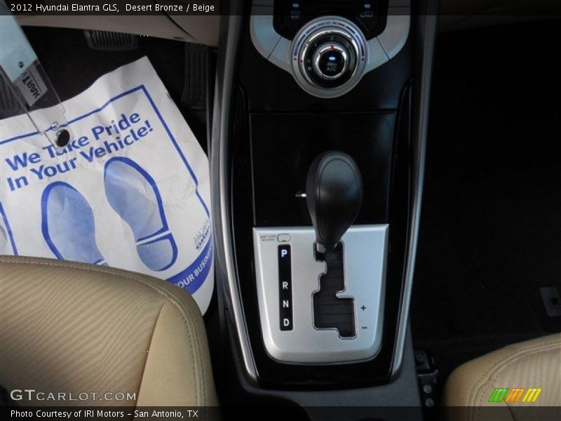 Desert Bronze / Beige 2012 Hyundai Elantra GLS