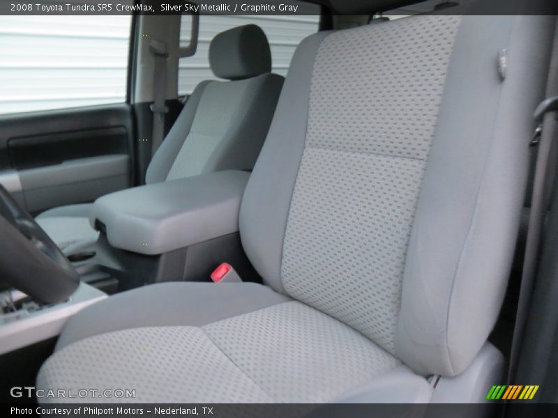 Silver Sky Metallic / Graphite Gray 2008 Toyota Tundra SR5 CrewMax