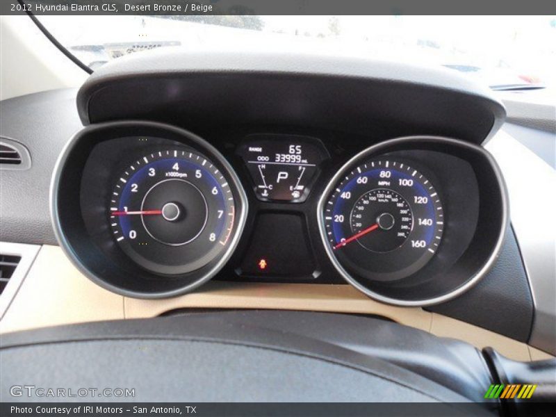 Desert Bronze / Beige 2012 Hyundai Elantra GLS