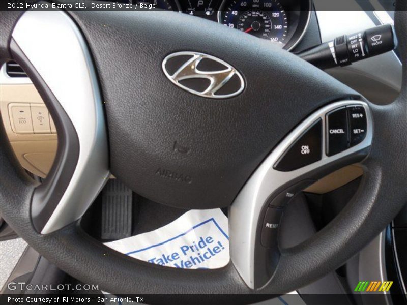 Desert Bronze / Beige 2012 Hyundai Elantra GLS