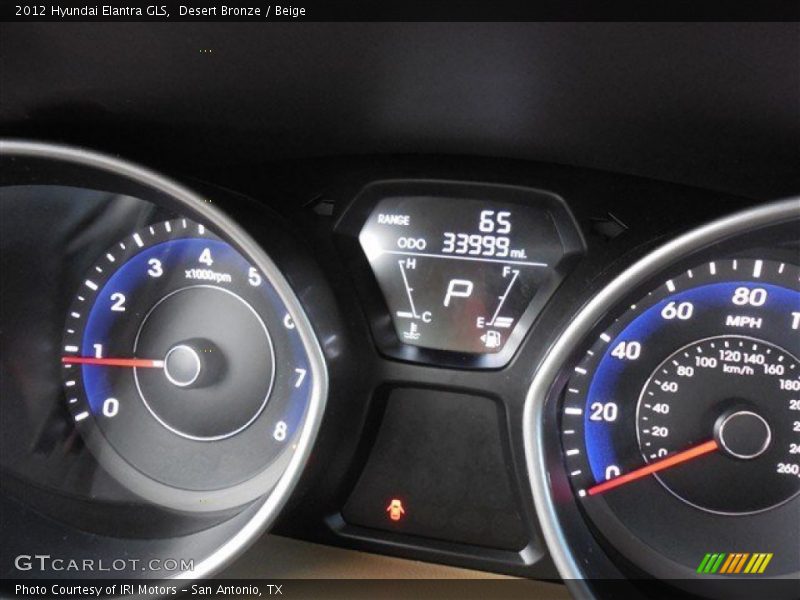 Desert Bronze / Beige 2012 Hyundai Elantra GLS