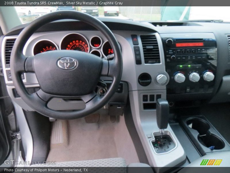 Silver Sky Metallic / Graphite Gray 2008 Toyota Tundra SR5 CrewMax