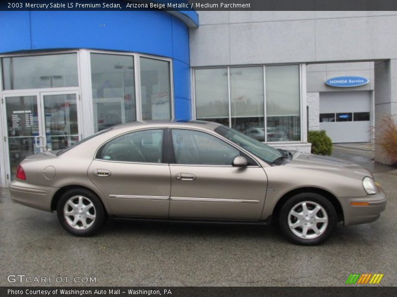 Arizona Beige Metallic / Medium Parchment 2003 Mercury Sable LS Premium Sedan