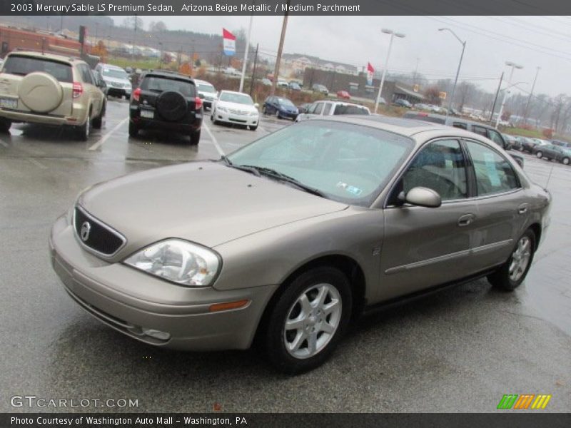 Arizona Beige Metallic / Medium Parchment 2003 Mercury Sable LS Premium Sedan