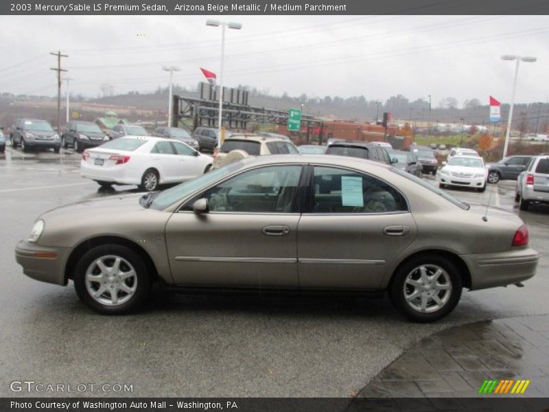 Arizona Beige Metallic / Medium Parchment 2003 Mercury Sable LS Premium Sedan