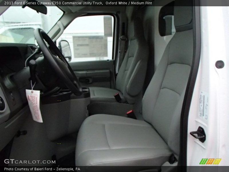 Oxford White / Medium Flint 2013 Ford E Series Cutaway E350 Commercial Utility Truck