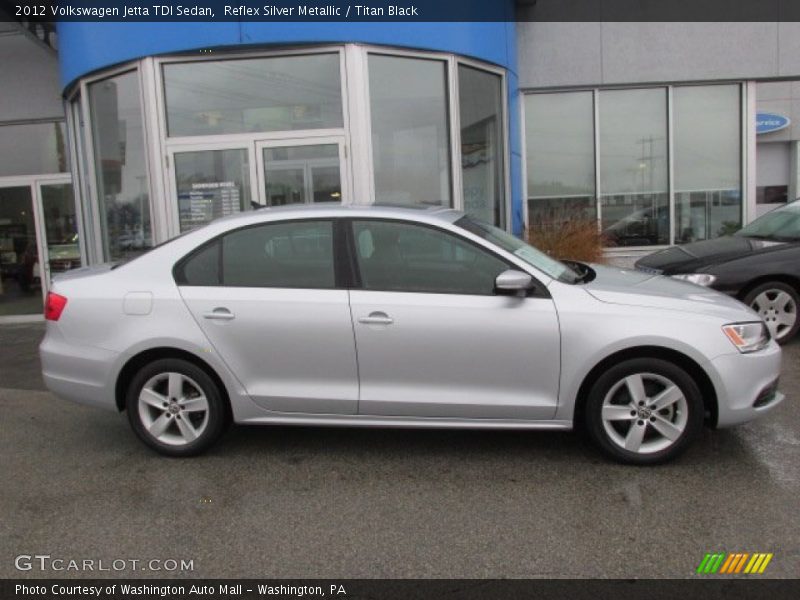 Reflex Silver Metallic / Titan Black 2012 Volkswagen Jetta TDI Sedan