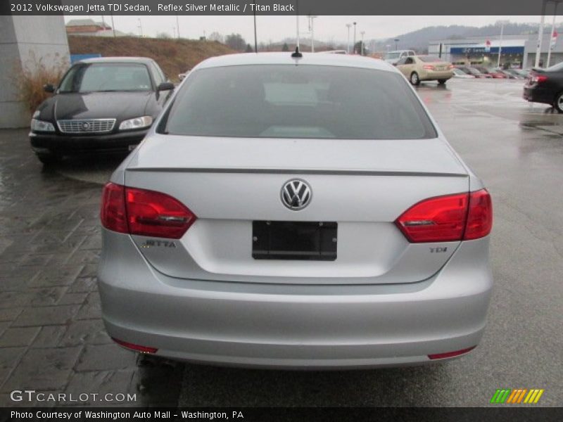 Reflex Silver Metallic / Titan Black 2012 Volkswagen Jetta TDI Sedan