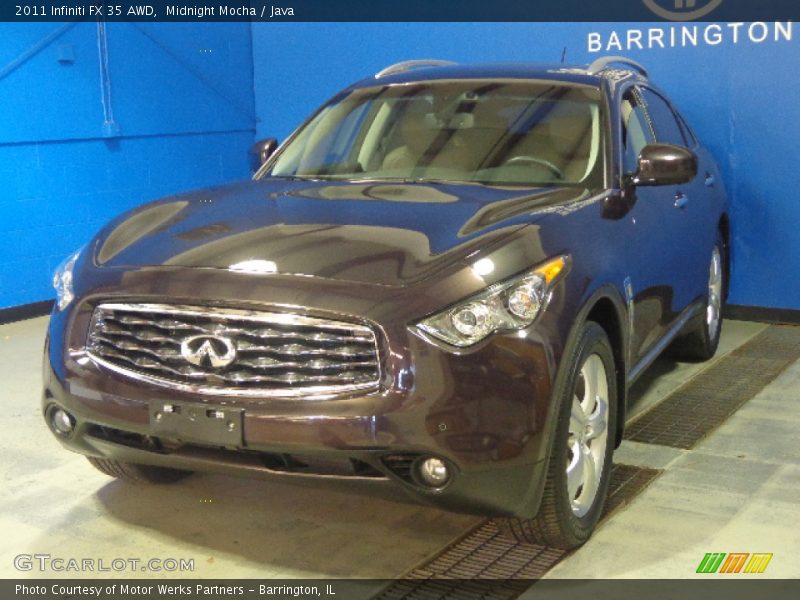 Midnight Mocha / Java 2011 Infiniti FX 35 AWD