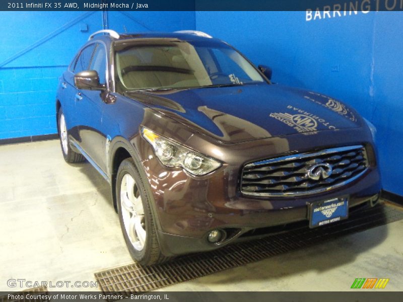 Midnight Mocha / Java 2011 Infiniti FX 35 AWD