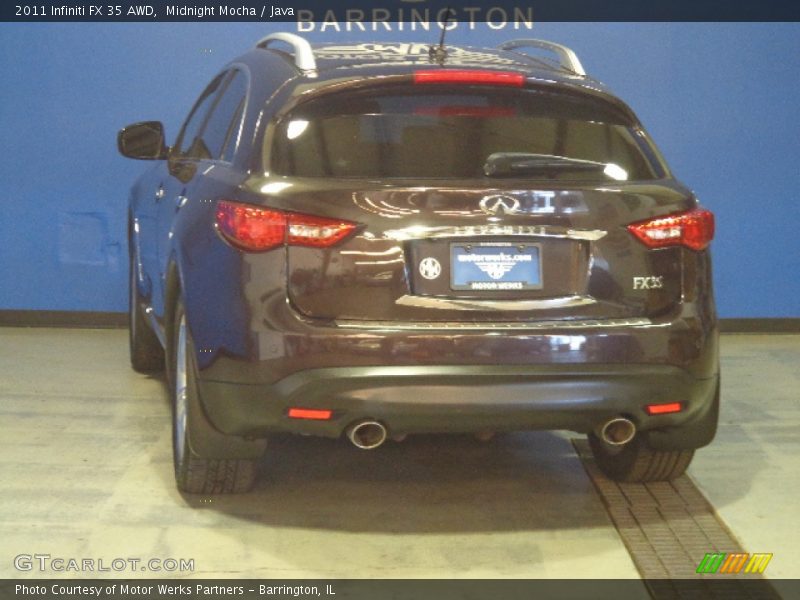 Midnight Mocha / Java 2011 Infiniti FX 35 AWD