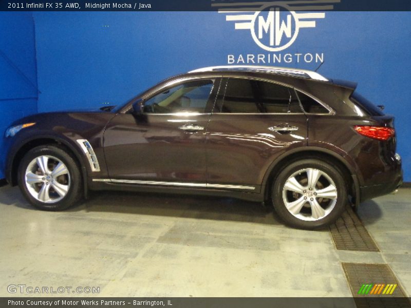 Midnight Mocha / Java 2011 Infiniti FX 35 AWD
