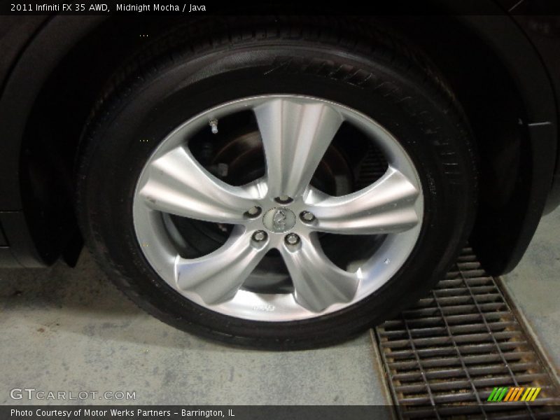 Midnight Mocha / Java 2011 Infiniti FX 35 AWD