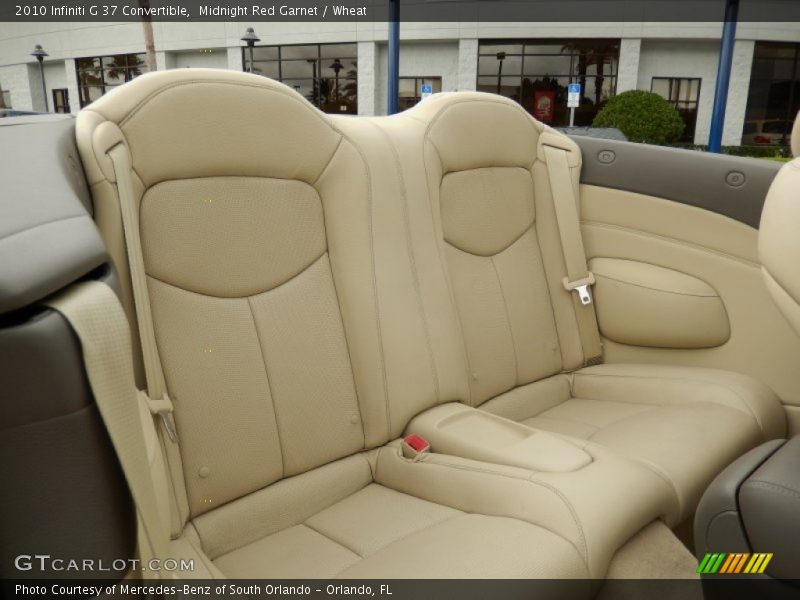 Midnight Red Garnet / Wheat 2010 Infiniti G 37 Convertible
