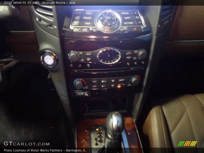 Midnight Mocha / Java 2011 Infiniti FX 35 AWD