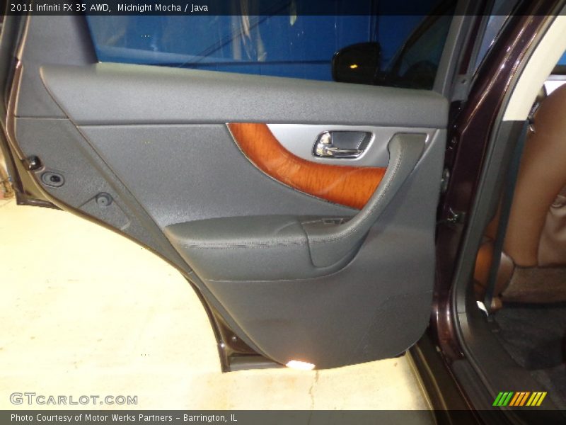 Midnight Mocha / Java 2011 Infiniti FX 35 AWD