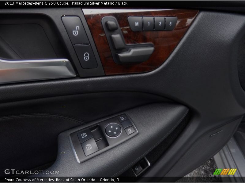 Palladium Silver Metallic / Black 2013 Mercedes-Benz C 250 Coupe