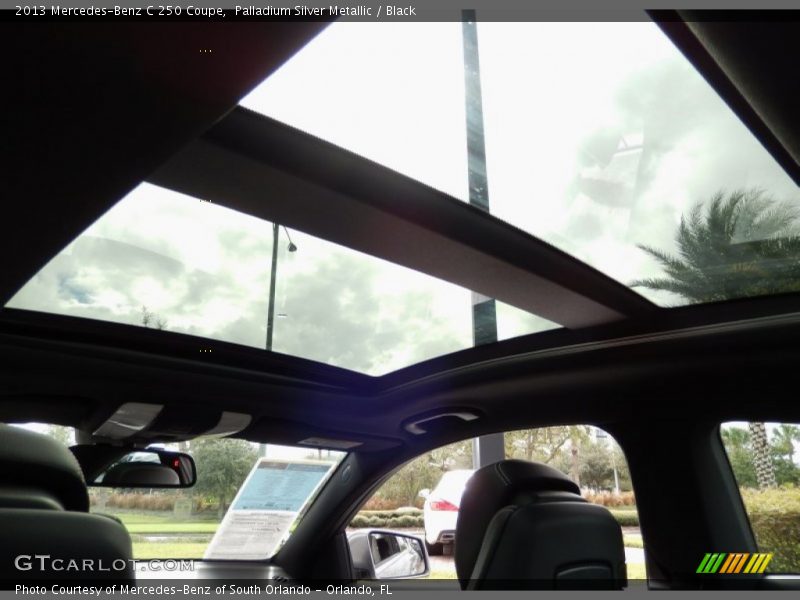Palladium Silver Metallic / Black 2013 Mercedes-Benz C 250 Coupe