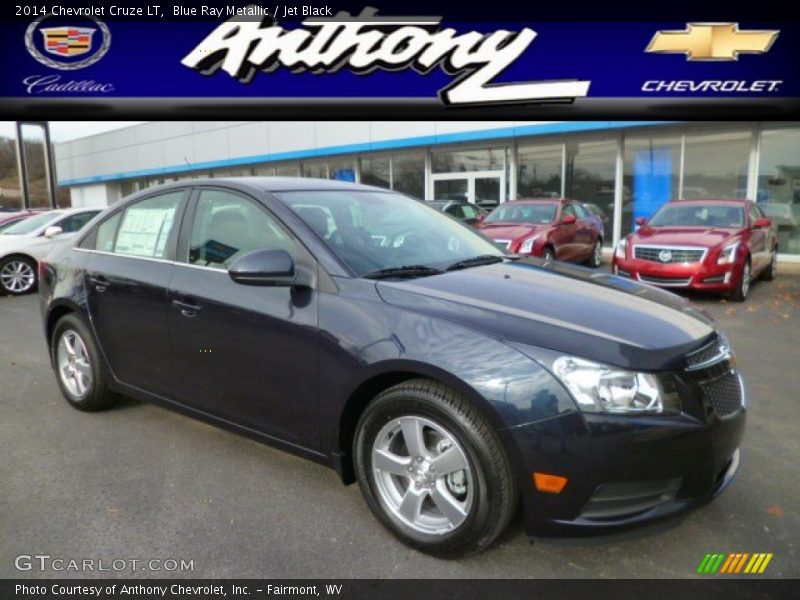 Blue Ray Metallic / Jet Black 2014 Chevrolet Cruze LT