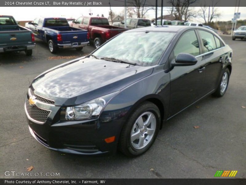 Blue Ray Metallic / Jet Black 2014 Chevrolet Cruze LT