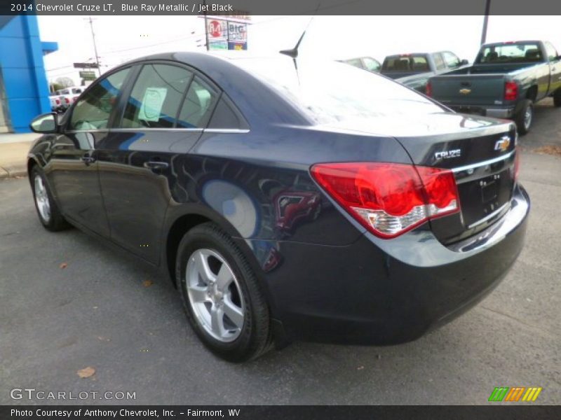 Blue Ray Metallic / Jet Black 2014 Chevrolet Cruze LT