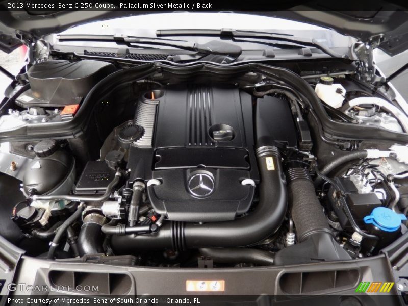 Palladium Silver Metallic / Black 2013 Mercedes-Benz C 250 Coupe