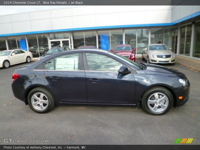 Blue Ray Metallic / Jet Black 2014 Chevrolet Cruze LT
