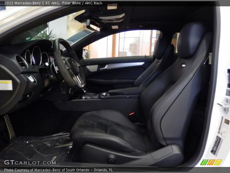 Front Seat of 2013 C 63 AMG