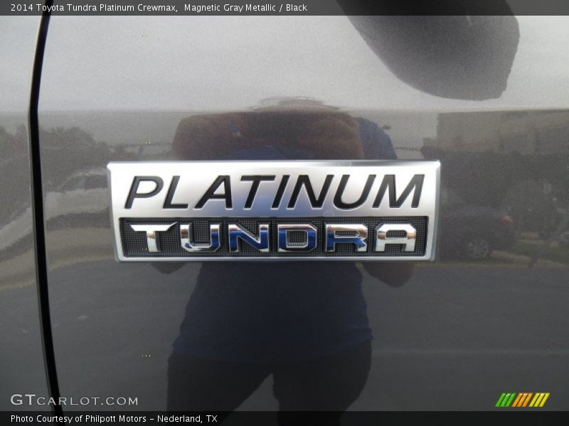 Magnetic Gray Metallic / Black 2014 Toyota Tundra Platinum Crewmax