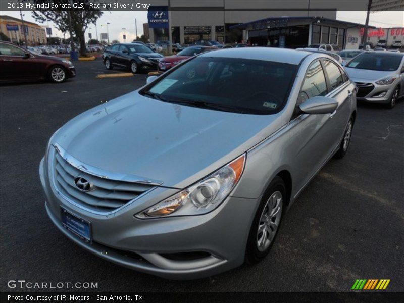 Radiant Silver / Gray 2013 Hyundai Sonata GLS