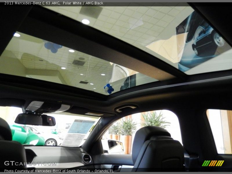 Sunroof of 2013 C 63 AMG