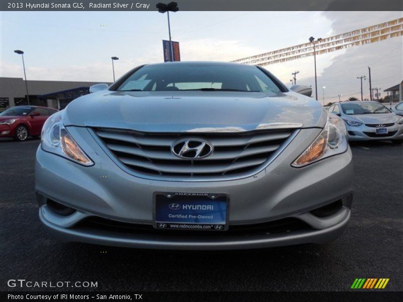 Radiant Silver / Gray 2013 Hyundai Sonata GLS