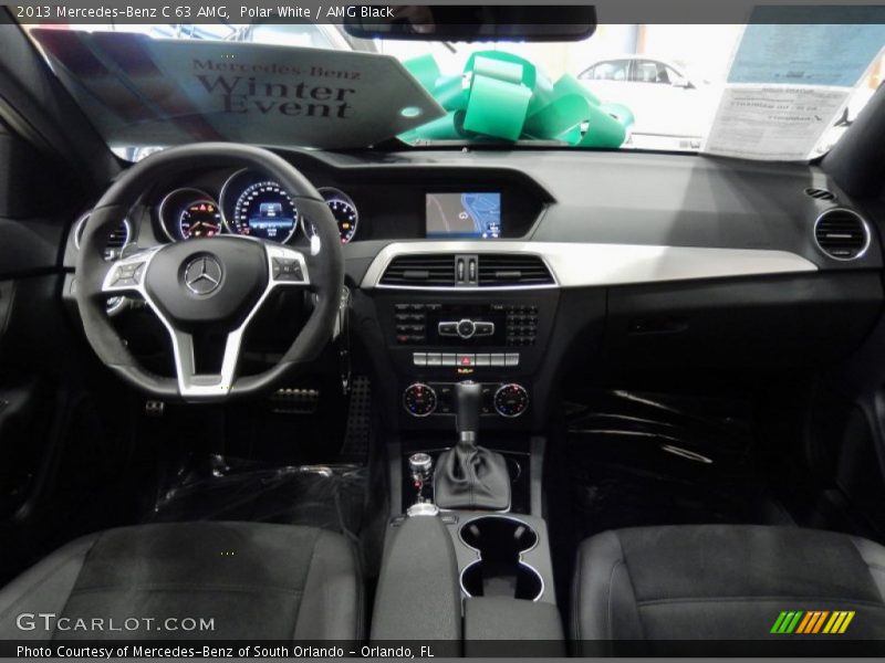 Dashboard of 2013 C 63 AMG