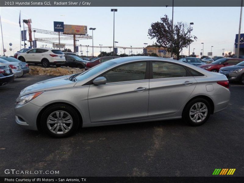 Radiant Silver / Gray 2013 Hyundai Sonata GLS