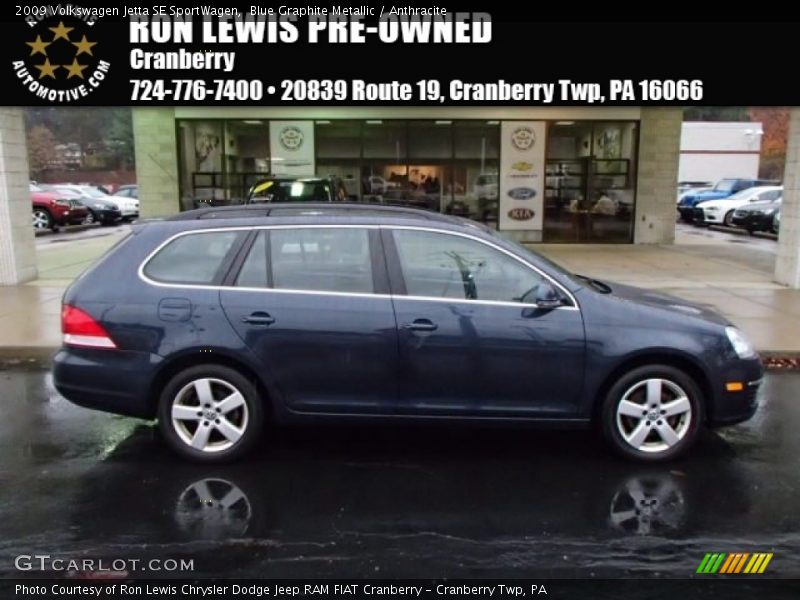Blue Graphite Metallic / Anthracite 2009 Volkswagen Jetta SE SportWagen