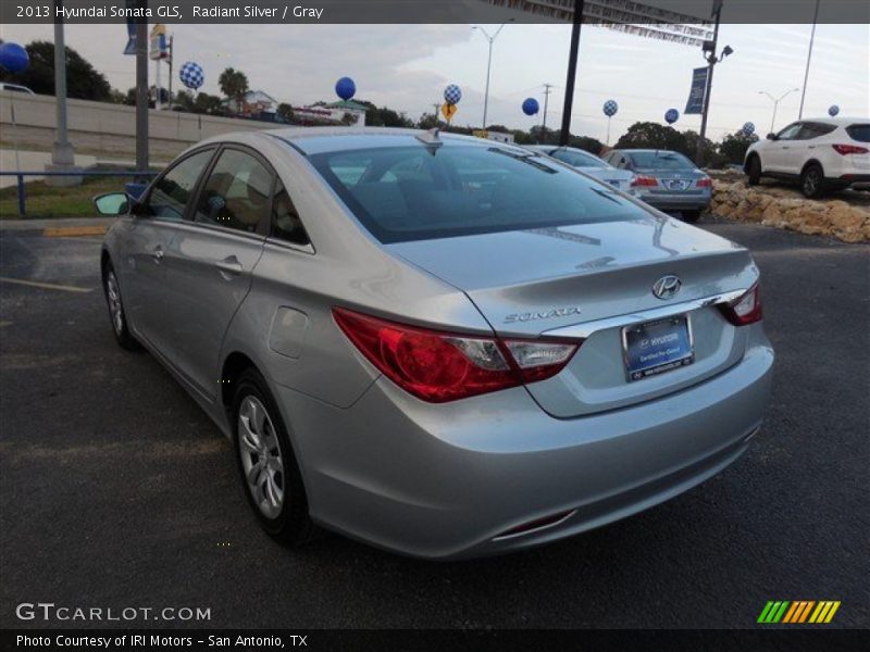 Radiant Silver / Gray 2013 Hyundai Sonata GLS