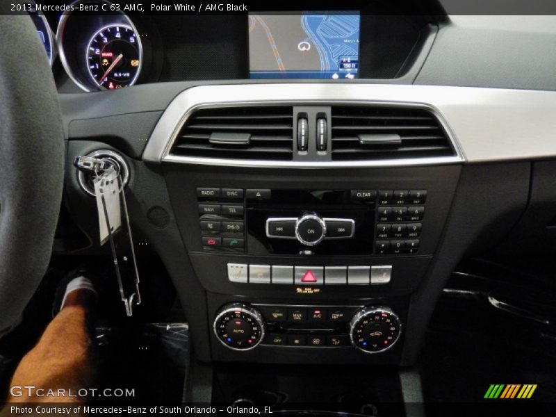 Controls of 2013 C 63 AMG