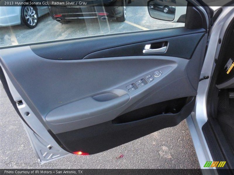 Radiant Silver / Gray 2013 Hyundai Sonata GLS
