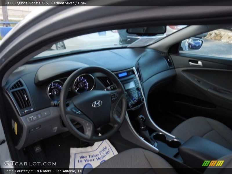 Radiant Silver / Gray 2013 Hyundai Sonata GLS