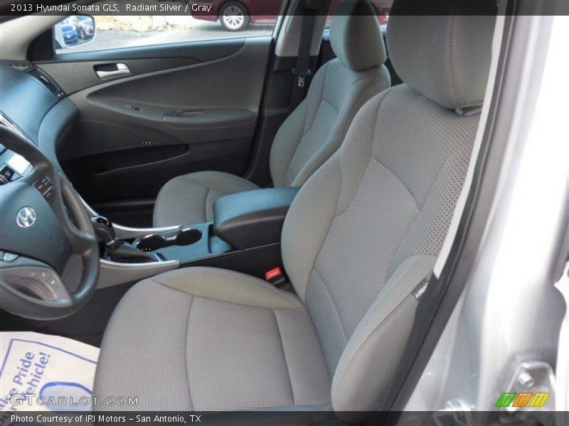Radiant Silver / Gray 2013 Hyundai Sonata GLS