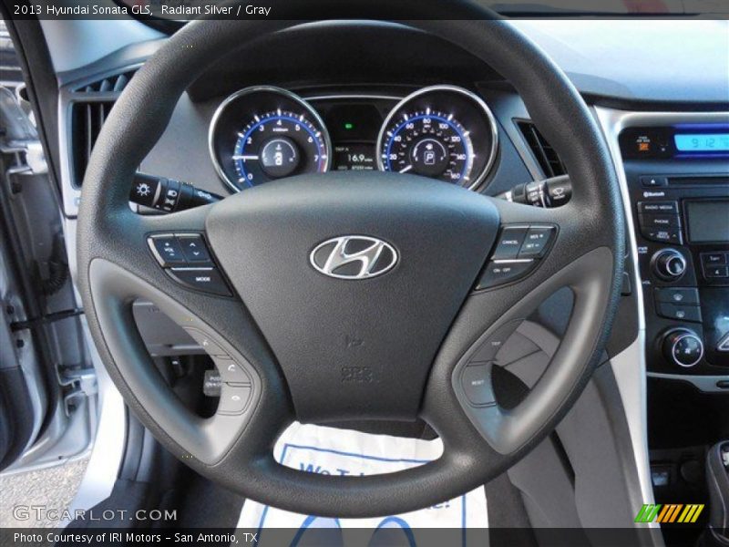 Radiant Silver / Gray 2013 Hyundai Sonata GLS