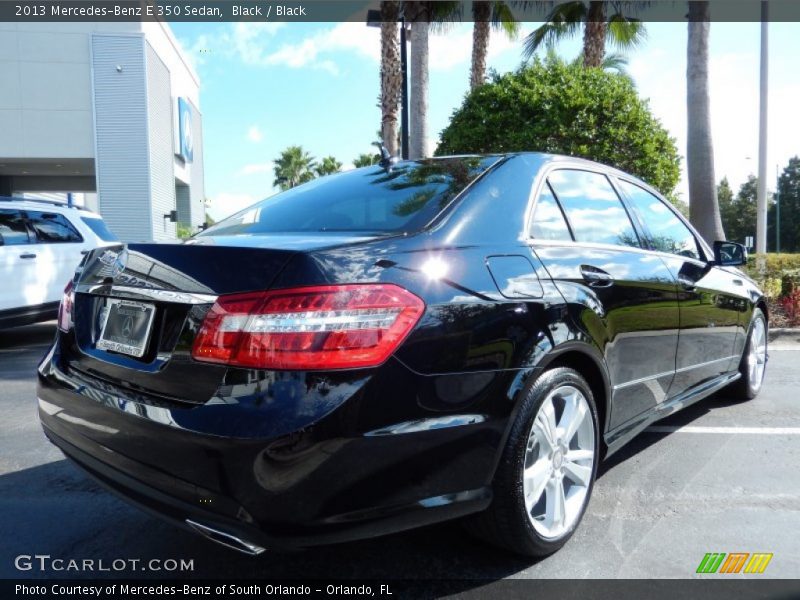 Black / Black 2013 Mercedes-Benz E 350 Sedan