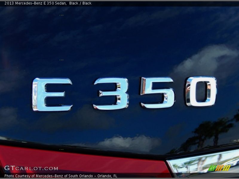 Black / Black 2013 Mercedes-Benz E 350 Sedan