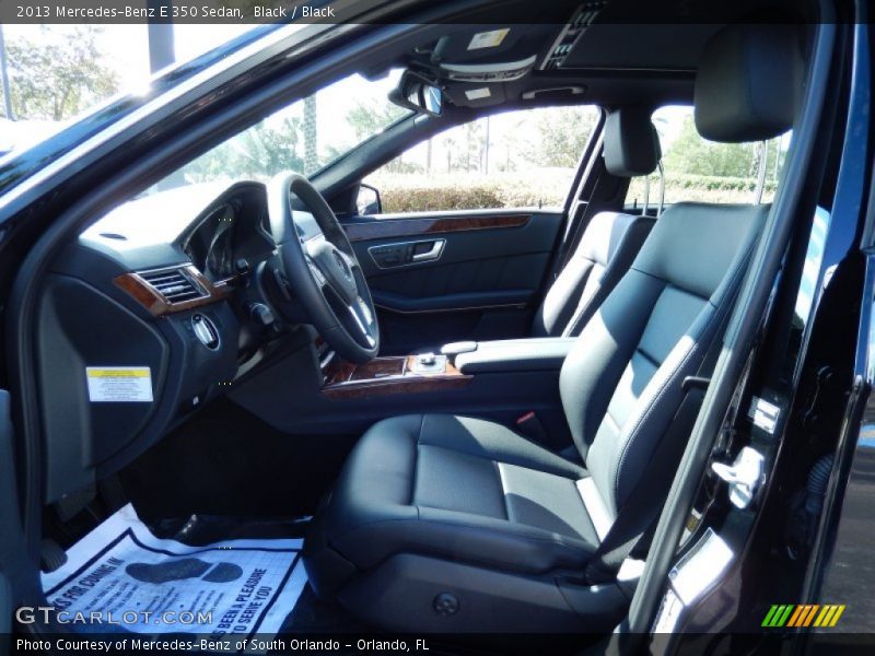 Black / Black 2013 Mercedes-Benz E 350 Sedan