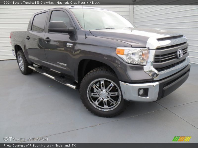 Magnetic Gray Metallic / Black 2014 Toyota Tundra TSS CrewMax