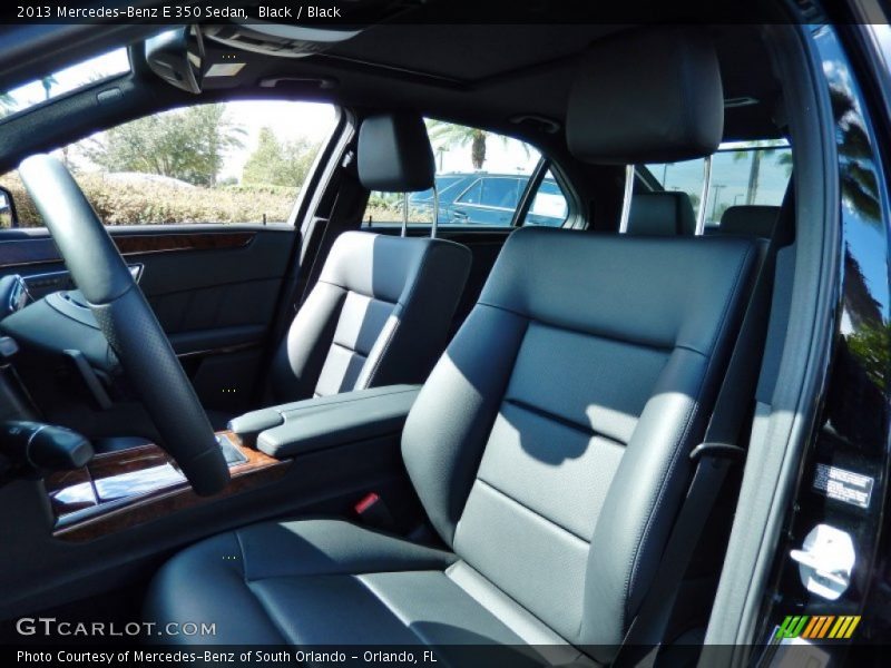 Black / Black 2013 Mercedes-Benz E 350 Sedan