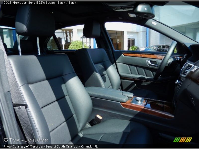 Black / Black 2013 Mercedes-Benz E 350 Sedan